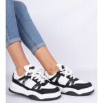 Bild von Gemre Czarno-białe sneakersy z grubymi sznurówkami Luciana 40 female