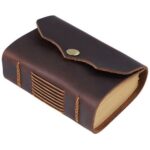 Bild von YuTao Stationery-001 Nowy Pu Skóra Ręcznie Robiony Vintage Retro Podróżny Dziennik Notatnik Notatnik Urodziny Walentynki Prezent Kawa Kawa