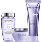 Bild von Kerastase Kérastase Blond Absolu Lumiere Shampoo, Conditioner and Masque Trio szampon, odżywka i maska do włosów blond