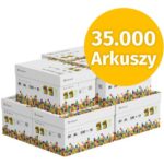 Bild von Infowerk Papier do drukarki Papier do kopiowania 35000 arkuszy 70 x 500 A4 80g Jasna biel Premium CIE 160 Zwycięzca testu Certyfikat środowiskowy PEFC