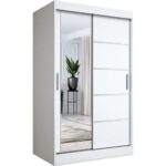Bild von Elior Biała szafa przesuwna z lustrem 120 cm T0-T34