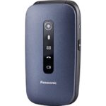 Bild von Panasonic KX-TU550 telefon dla seniora z klapką (4G VoLTE Clear Call, duży ekran 2,8″, aparat 1,2 MP, połączenia SOS, tryb głośnomówiący), niebieski